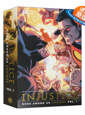 英文原版 精装 Injustice Gods Among Us Omnibus Vol. 1 不义联盟 我们中间的众神汇编 第一卷 精装 英文版 进口英语原版书籍