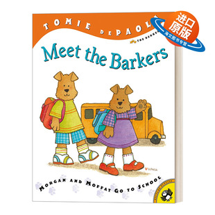 英文原版 Meet the Barkers Morgan and Moffat Go to School 遇见巴克 摩根和莫法特去上学 儿童幽默绘本 英文版 进口英语原版书