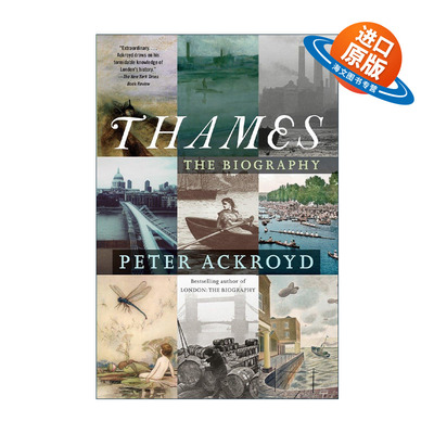 英文原版 Thames 泰晤士传 伦敦传作者Peter Ackroyd彼得·阿克罗伊德 英文版 进口英语原版书籍