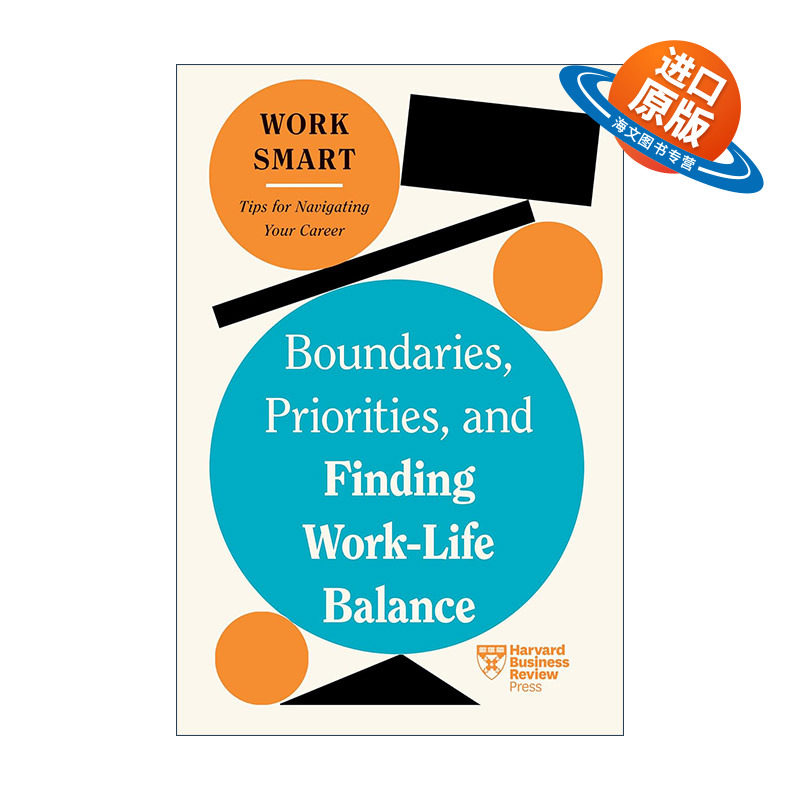 英文原版 Boundaries  Priorities  and Finding Work-Life Balance 界限 优先事项 找到工作和生活的平衡 进口英语原版书籍