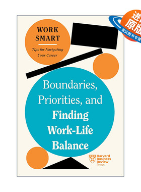 英文原版 Boundaries  Priorities  and Finding Work-Life Balance 界限 优先事项 找到工作和生活的平衡 进口英语原版书籍