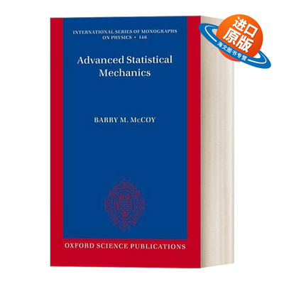 英文原版 Advanced Statistical Mechanics 统计力学高级教程 英文版 进口英语原版书籍