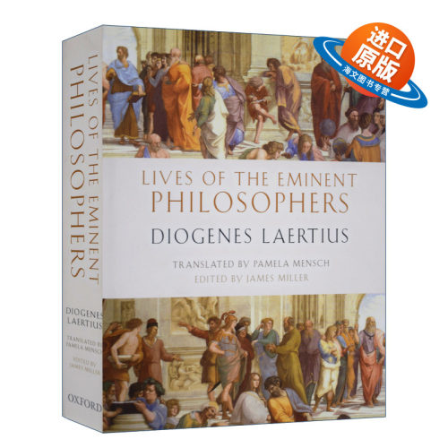 英文原版 精装 Lives of the Eminent Philosophers 杰出哲学家第欧根尼·拉尔修的生活 英文版 进口英语原版书籍