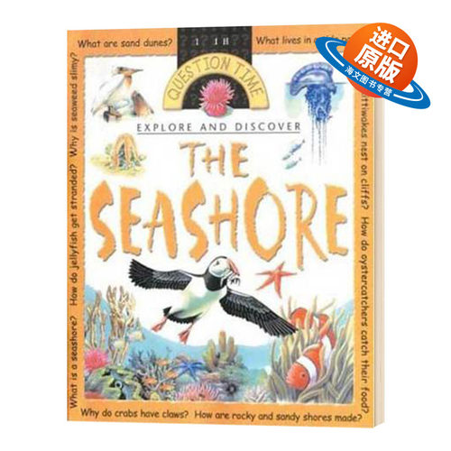 探索与发现 海滨 英文原版 Explore and Discover Seashore 儿童英语科普读物 英文版进口原版书籍