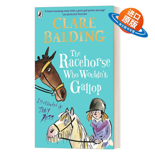 英文原版 The Racehorse Who Wouldn't Gallop 不肯跳跃的赛马 中小学生英语课外阅读读物 儿童桥梁章节漫画书 英文版 进口英语书