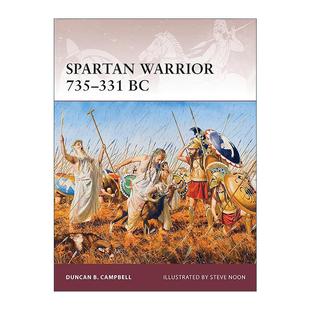 斯巴达战士 Spartan 735–331 进口英语原版 书籍 战士系列 英文原版 历史上 Warrior 英文版