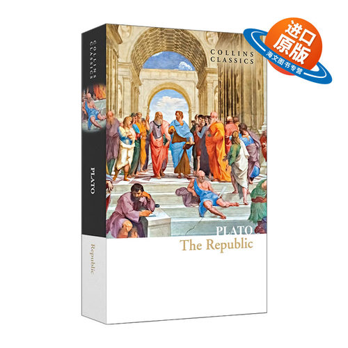 英文原版 Republic 柏拉图 理想国 Collins Classics 柯林斯经典系列 旧版 英文版 进口英语原版书籍