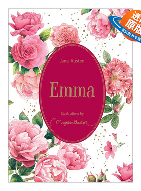 英文原版 Emma 艾玛 精装收藏 彩色插图版 插画师荷兰水彩画家Marjolein Bastin 英文版 进口英语原版书籍