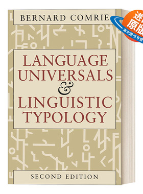 英文原版 Language Universals and Linguistic Typology 语言共性和语言类型 语言学 语法 Bernard Comrie 英文版 进口英语书籍