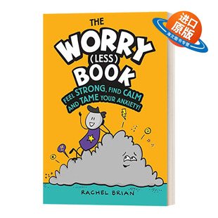 精装 Worry 烦恼 Book 英文原版 书 焦虑 英文版 征服你 Less 找到平静 变得坚强 书籍儿童外文书 进口英语原版 减轻 The