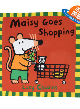 英文原版 Maisy Goes Shopping 小鼠波波去购物 廖彩杏推荐童书 平装绘本 英文版 进口英语原版书籍儿童外文书