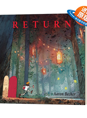 英文原版 Aaron Becker's Wordless Trilogy 03 Return 不可思议的旅程三部曲03 回归之夜 精装绘本 凯迪克奖得主 英文版 进口书籍