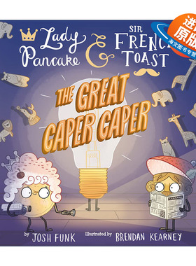 英文原版 Great Caper Caper 薄饼夫人与吐司先生5 精装绘本 英文版 进口英语原版书籍