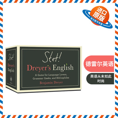 英文原版 STET Dreyer's English 不删 德雷尔英语 语言爱好者 语法极客和藏书家的游戏 英文版 进口英语原版书籍