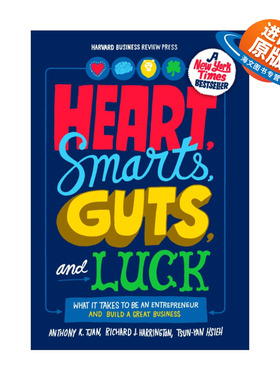 英文原版 Heart Smarts Guts and Luck 心 智慧 勇气和运气 企业管理 创业发展指南 哈佛商业评论 Anthony K Tjan 精装 英文版