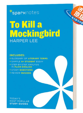 英文原版 To Kill a Mockingbird 文学导读系列 杀死一只知更鸟 SparkNotes Literature Guide 英文版 进口英语原版书籍
