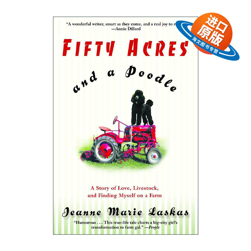 英文原版 Fifty Acres and a Poodle 五十英亩和一只贵宾犬 传记 看不见的美国作者Jeanne Marie Laskas 英文版 进口英语原版书籍