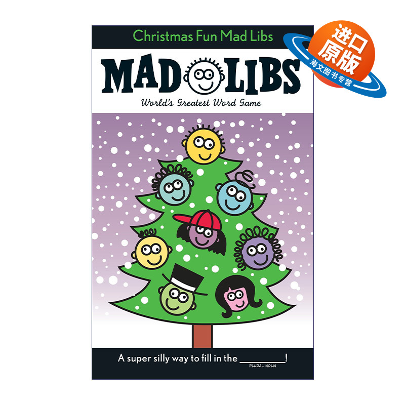 英文原版 Christmas Fun Mad Libs 圣诞乐趣 疯狂填词游戏 英文版 进口英语原版书籍