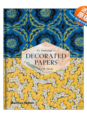 英文原版 An Anthology of Decorated Papers 装饰纸张选集 纹样素材 精装 英文版 进口英语原版书籍