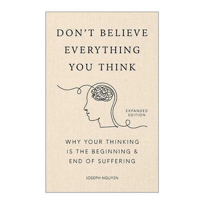 英文原版 Don'T Believe Everything You Think 不要相信你所想的一切 扩展板 布面精装 英文版 进口英语原版书籍