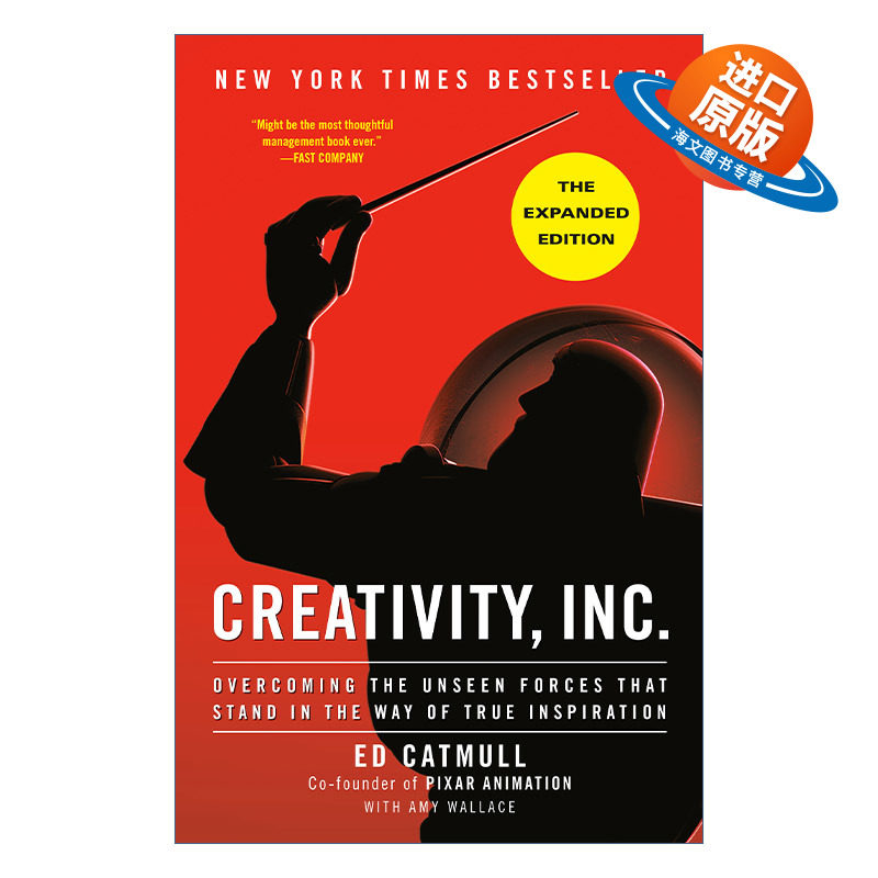 英文原版 Creativity Inc 创新公司 皮克斯的启示 扩充版 精装 Ed Catmull 英文版 进口英语原版书籍图片