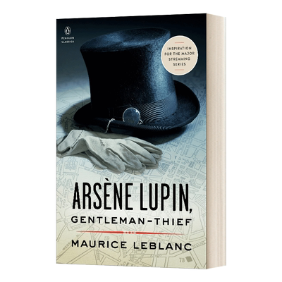 英文原版 Arsene Lupin  Gentleman Thief 绅士大盗 黑经典 英文版 进口英语原版书籍