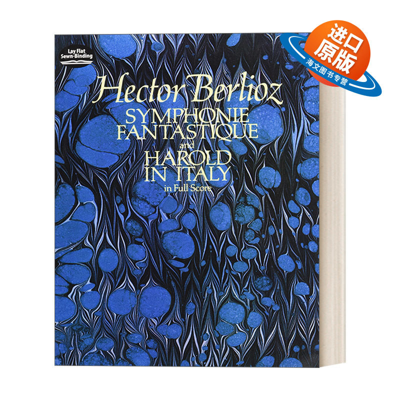 英文原版 Symphonie Fantastique and Harold in Italy in Full Score 柏辽兹意大利梦幻交响曲与哈罗德全谱 英文版 进口英语书籍