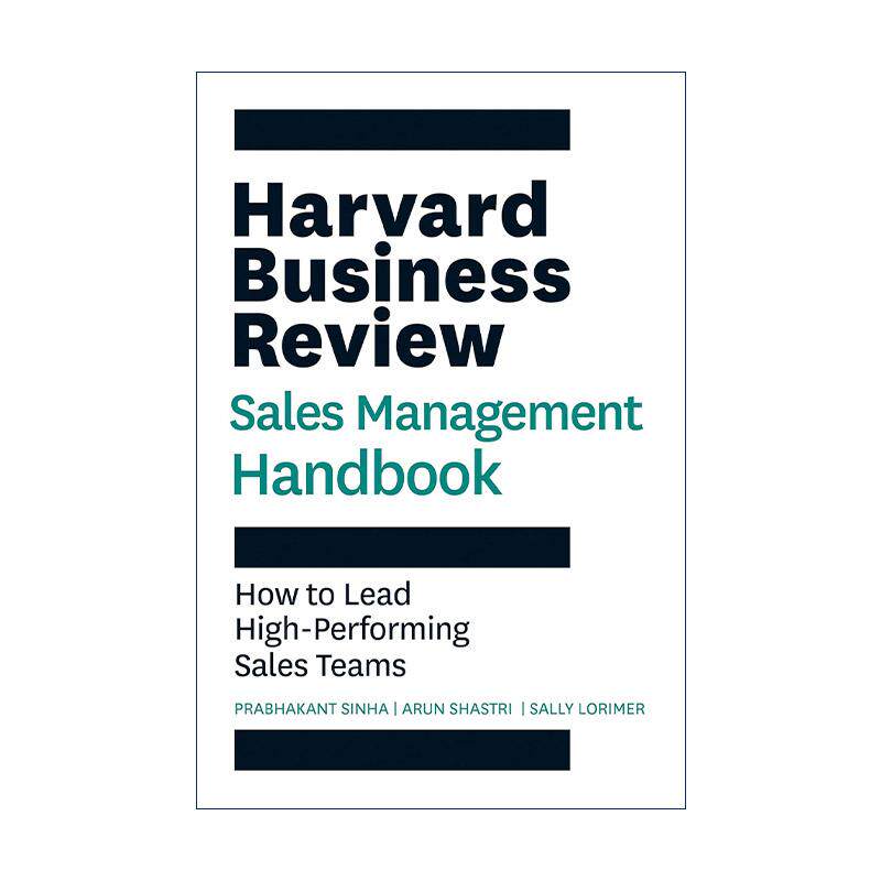 英文原版 Harvard Business Review Sales Management Handbook 哈佛商业评论销售管理手册 英文版 进口英语原版书籍