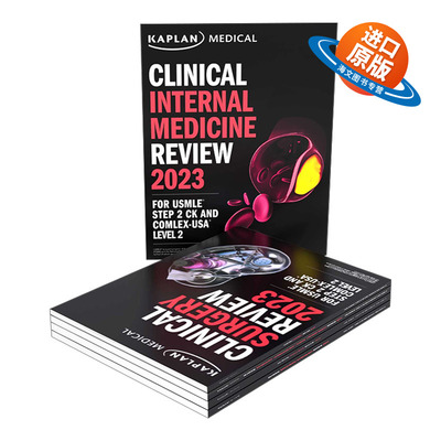 英文原版 Clinical Medicine Complete 5-Book Subject Review 2023 卡普兰临床知识医学5本全套含内科 儿科 妇产科 外科 精神科