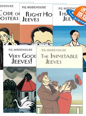 英文原版小说 Everyman's Library P G WODEHOUSE 万能管家吉夫斯系列5册 P.G.伍德豪斯 Everyman精装收藏版 英文版 进口英语书籍