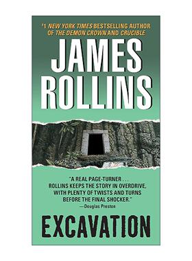 英文原版 Excavation 考古惊魂 冒险惊悚小说 James Rollins 英文版 进口英语原版书籍