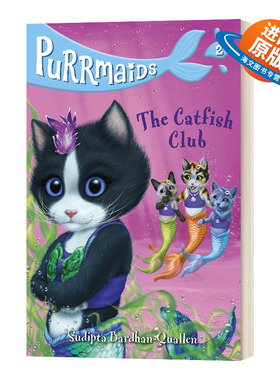 英文原版 Purrmaids #2 The Catfish Club 美猫鱼2 鲶鱼俱乐部 英文版 进口英语原版书籍儿童外文书