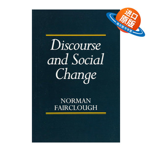 英文原版 Discourse and Social Change 话语与社会变迁 英文版 进口英语原版书籍