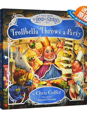 英文原版 Trollbella Throws a Party 异世界童话之旅 公主特罗贝拉的生日派对 精装彩绘版 英文版 进口英语原版书籍