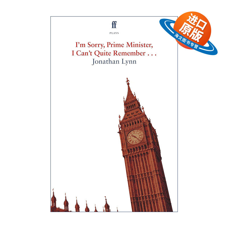 英文原版 I'm Sorry Prime Minister I Can't Quite Remember 抱歉首相 我有点记不清了 是 首相番外 乔纳森·林恩戏剧 进口书籍