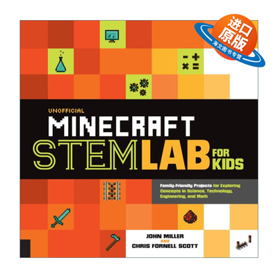 英文原版 Unofficial Minecraft STEM Lab for Kids 我的世界STEM非官方实验室 英文版 进口英语原版书籍