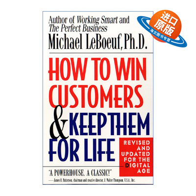 英文原版 How to Win Customers and Keep Them for Life 如何赢得终身客户 修订版 企业营销管理 Michael LeBoeuf 英文版 进口英