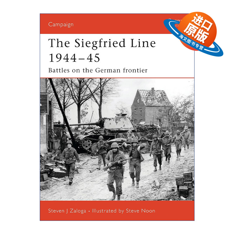 英文原版 Siegfried Line 1944–45 二战德国齐格菲防线 战争历史系列 英文版 进口英语原版书籍