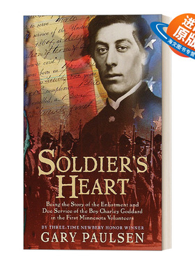 英文原版 Soldier's Heart 士兵的心 青少年历史小说 Gary Paulsen 简装 英文版 进口英语原版书籍
