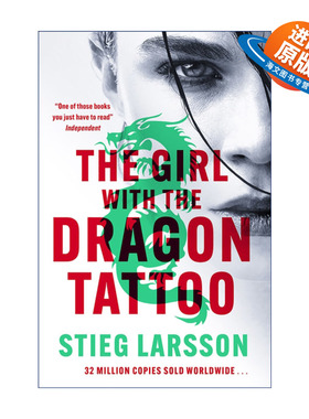 英文原版 The Girl with the Dragon Tattoo 龙纹身的女孩 侦探推理悬疑小说 千禧年系列 Millennium Series 英文版 进口英语原版