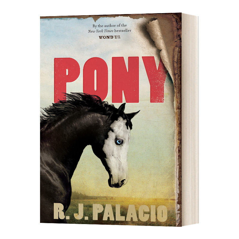 英文原版 Pony小马精装 Wonder奇迹男孩作者2021新作爱与勇气的故事励志读物英文版进口英语原版书籍儿童外文书