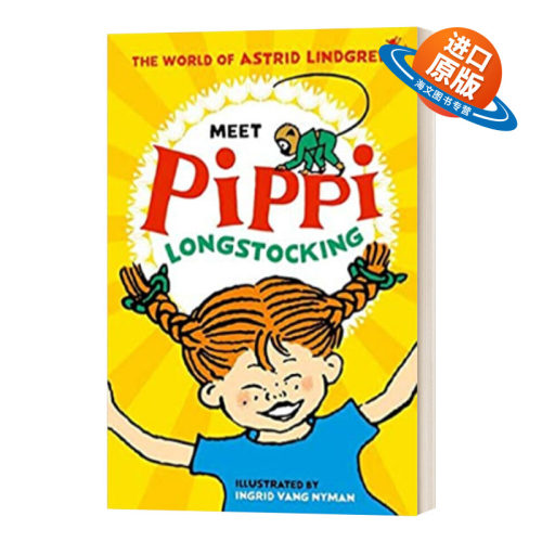 英文原版 Meet Pippi Longstocking 认识长袜子皮皮 英文版 进口英语原版书籍儿童外文书