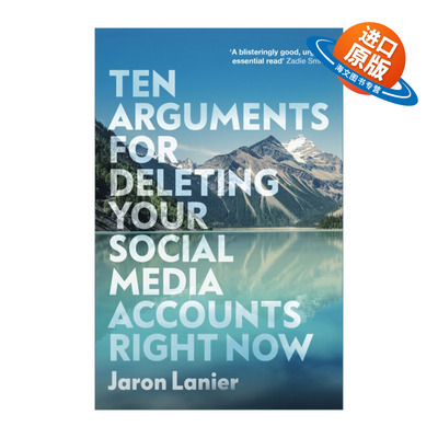 英文原版 Ten Arguments For Deleting Your Social Media Accounts Right Now 十条立刻删除你的社交媒体账号的理由 进口英语书