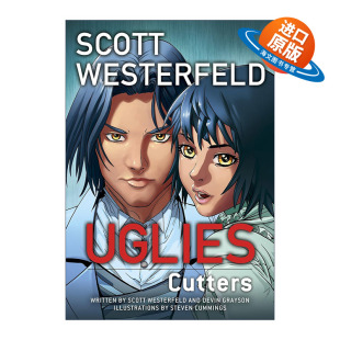 Scott 书籍 Cutters 进口英语原版 英文版 Westerfeld 青少年奇幻漫画小说 剪刀手 丑八怪 Uglies 英文原版
