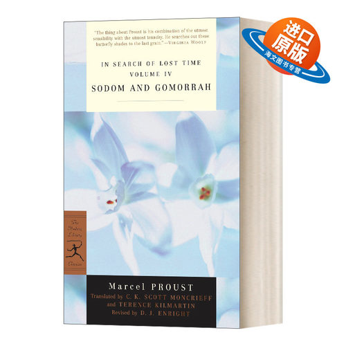 英文原版 In Search of Lost Time Volume IV Sodom and Gomorrah 追忆似水年华 卷四 英文版 进口英语原版书籍外文小说