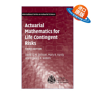 英文原版 Actuarial Mathematics for Life Contingent Risks 寿险精算数学 剑桥国际精算学系列 精装 英文版 进口英语原版书籍