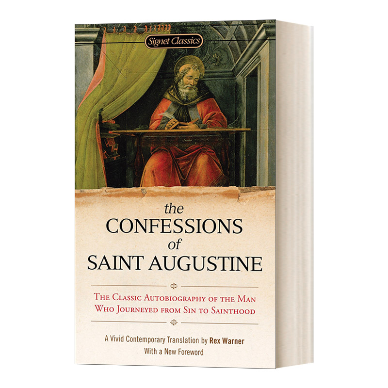 英文原版 Confessions of Saint Augustine 忏悔录 圣奥古斯丁 Signet Classics 英文版 进口英语原版书籍