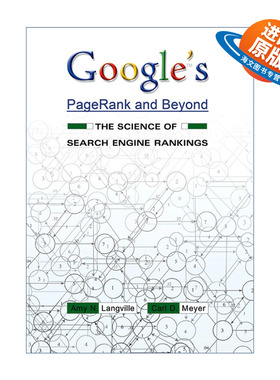 英文原版 Google's PageRank and Beyond 谷歌的PageRank与Beyond 搜索引擎排名的科学 算法 Amy N. Langville 进口英语原版书籍