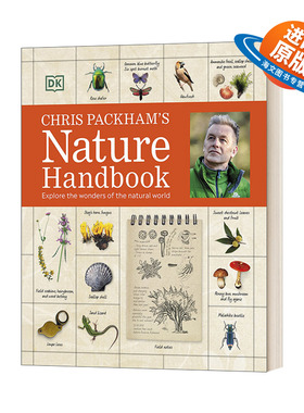 英文原版 Nature Handbook Chris Packham DK 自然科学百科 精装 探索大自然野生动物植物百科全书自然科普书籍 进口书