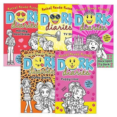英文原版 Dork Diaries 怪诞少女6-10册 儿童小说 英文版 进口英语原版书籍